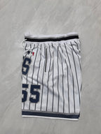 Baseball white striped size 55 pocket shorts