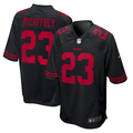 Christian McCaffrey #23 San Francisco 49ers black Jersey