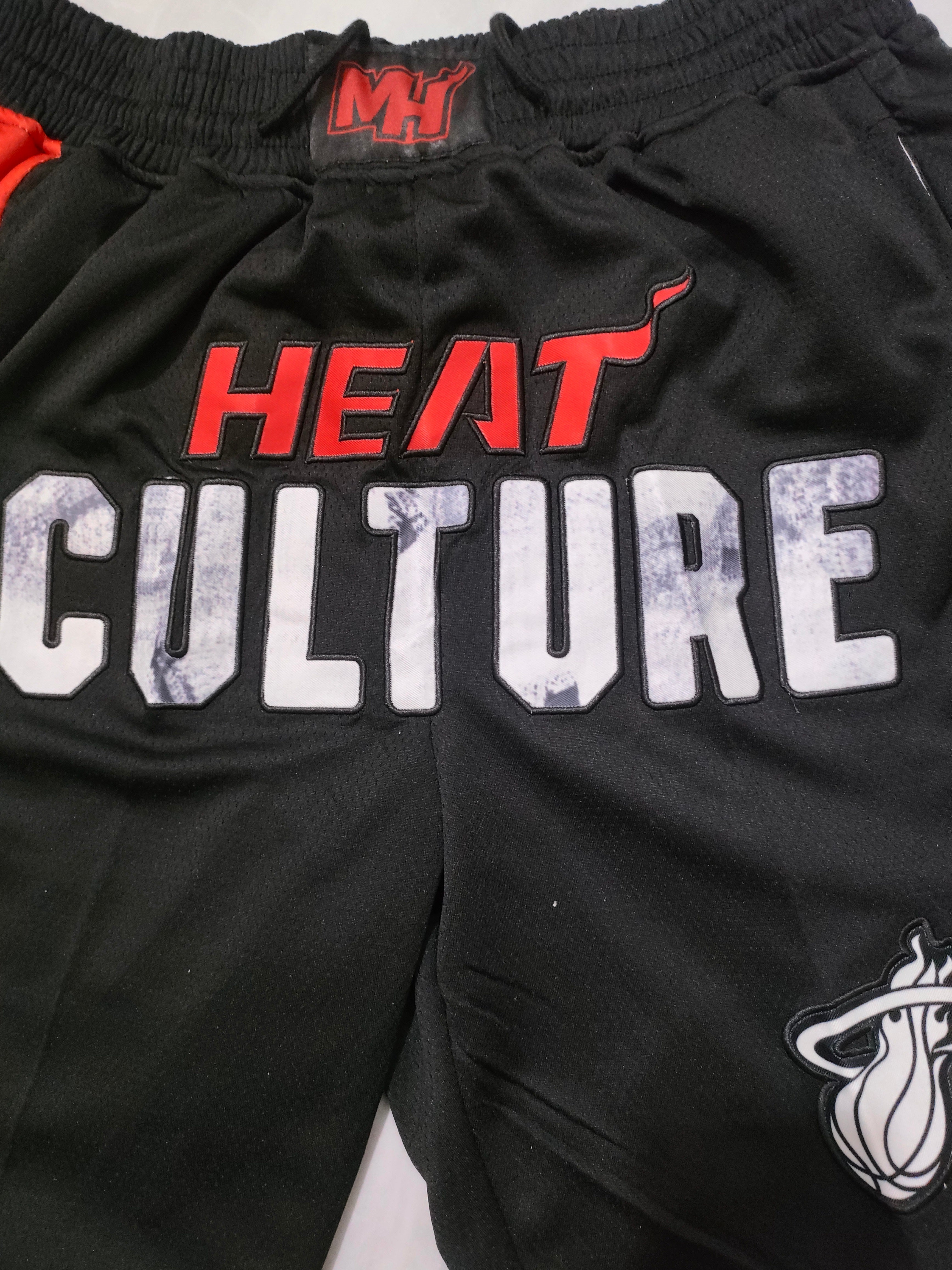 Miami Heat 2024 Black City Edition Pocket Shorts