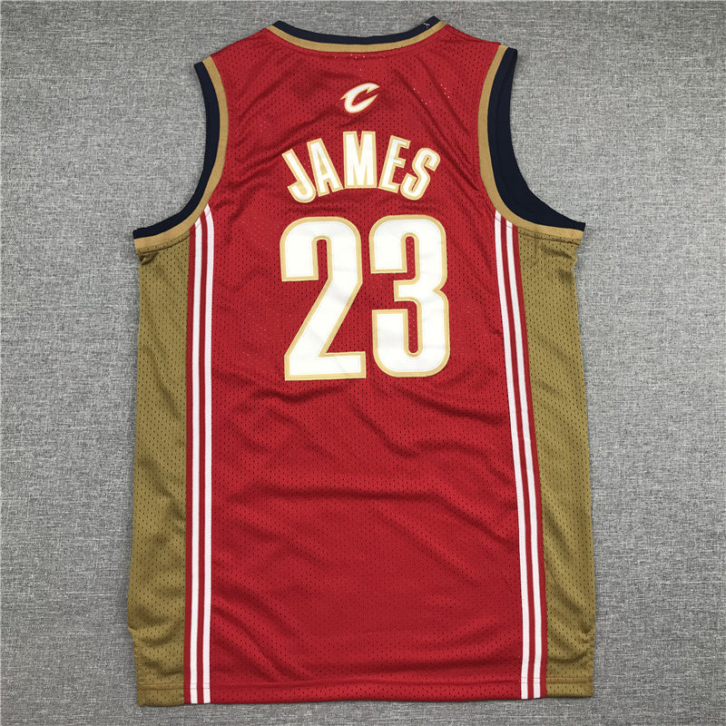 Cleveland Cavaliers LeBron James #23 Throwback - Embroidered Jersey