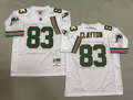 Miami Dolphins Mark Clayton White 1984 Throwback Jersey