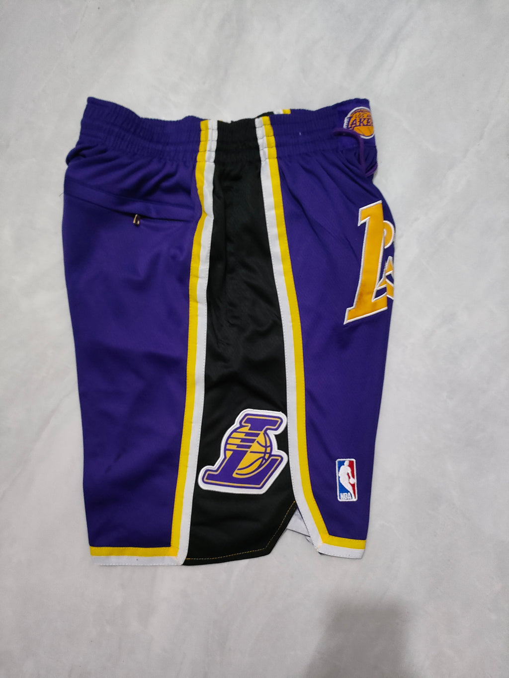 Los Angeles Lakers Purple Regular Pocket Shorts