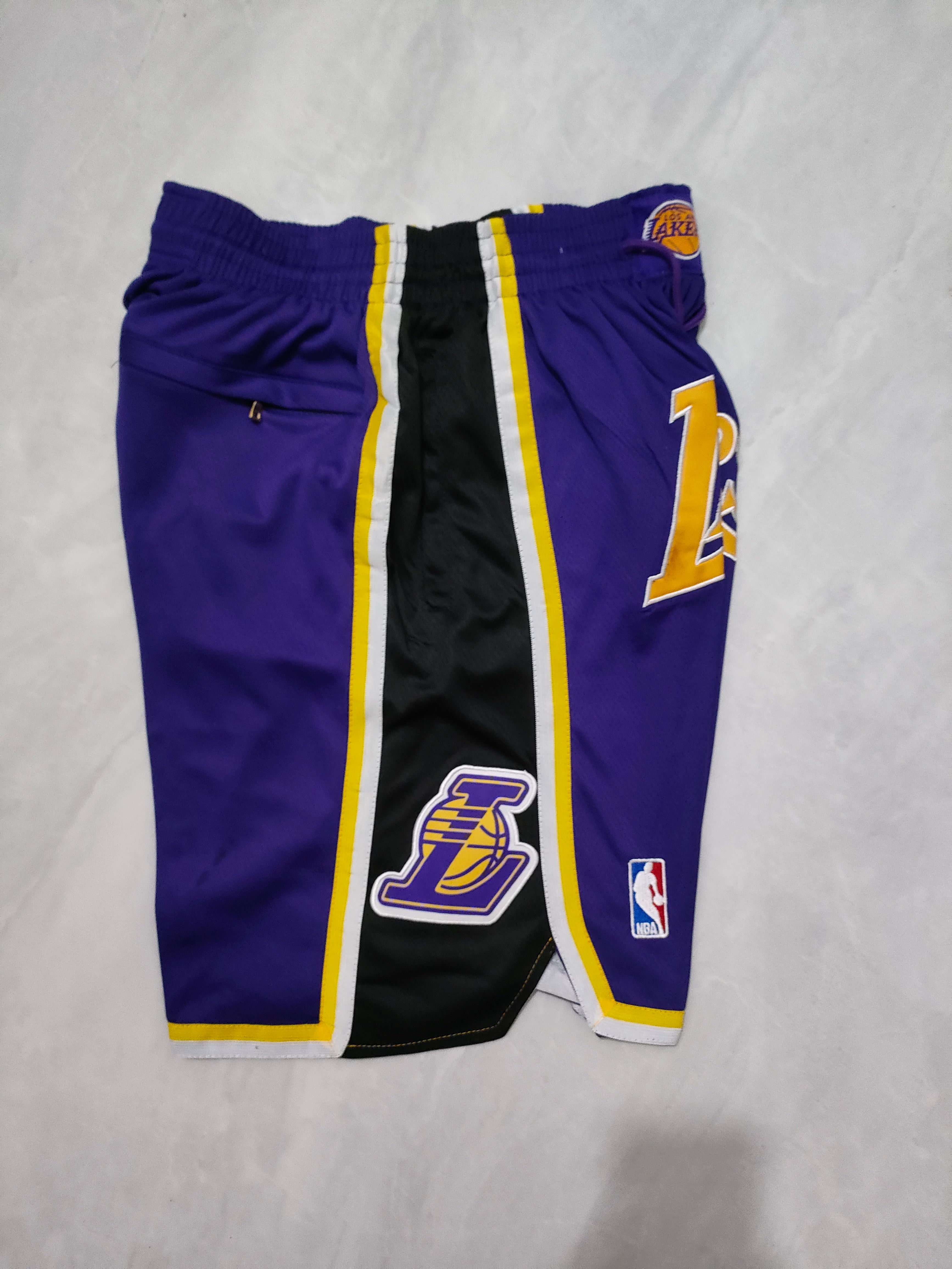 Los Angeles Lakers Purple Regular Pocket Shorts