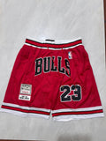 Chicago Bulls Red Retro Pocket Shorts