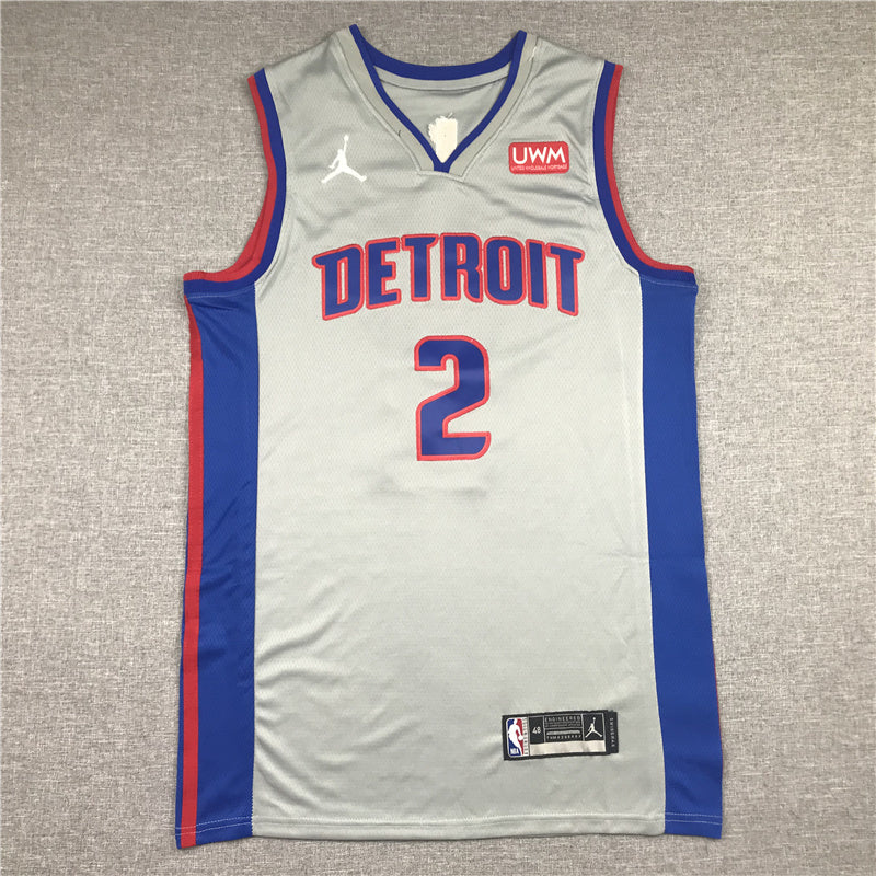 Detroit Pistons Cade Cunningham #2 City Edition Swingman Jersey ！ Embroidered