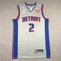 Detroit Pistons Cade Cunningham #2 City Edition Swingman Jersey ！ Embroidered
