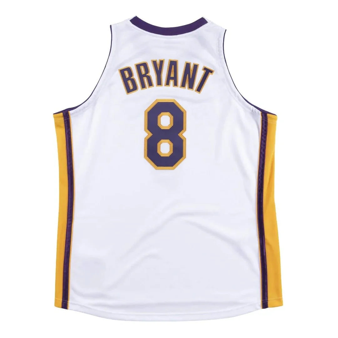 Kobe Bryant Los Angeles Lakers Throwback Jersey-White #8