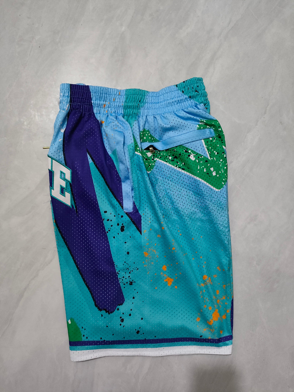 Charlotte Hornets Blue Swingman Pocket Shorts