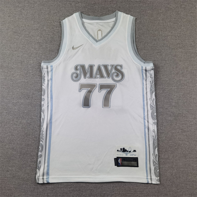 Youth Luka Don?i? Dallas Mavericks #77 City Edition Embroidered  Jersey