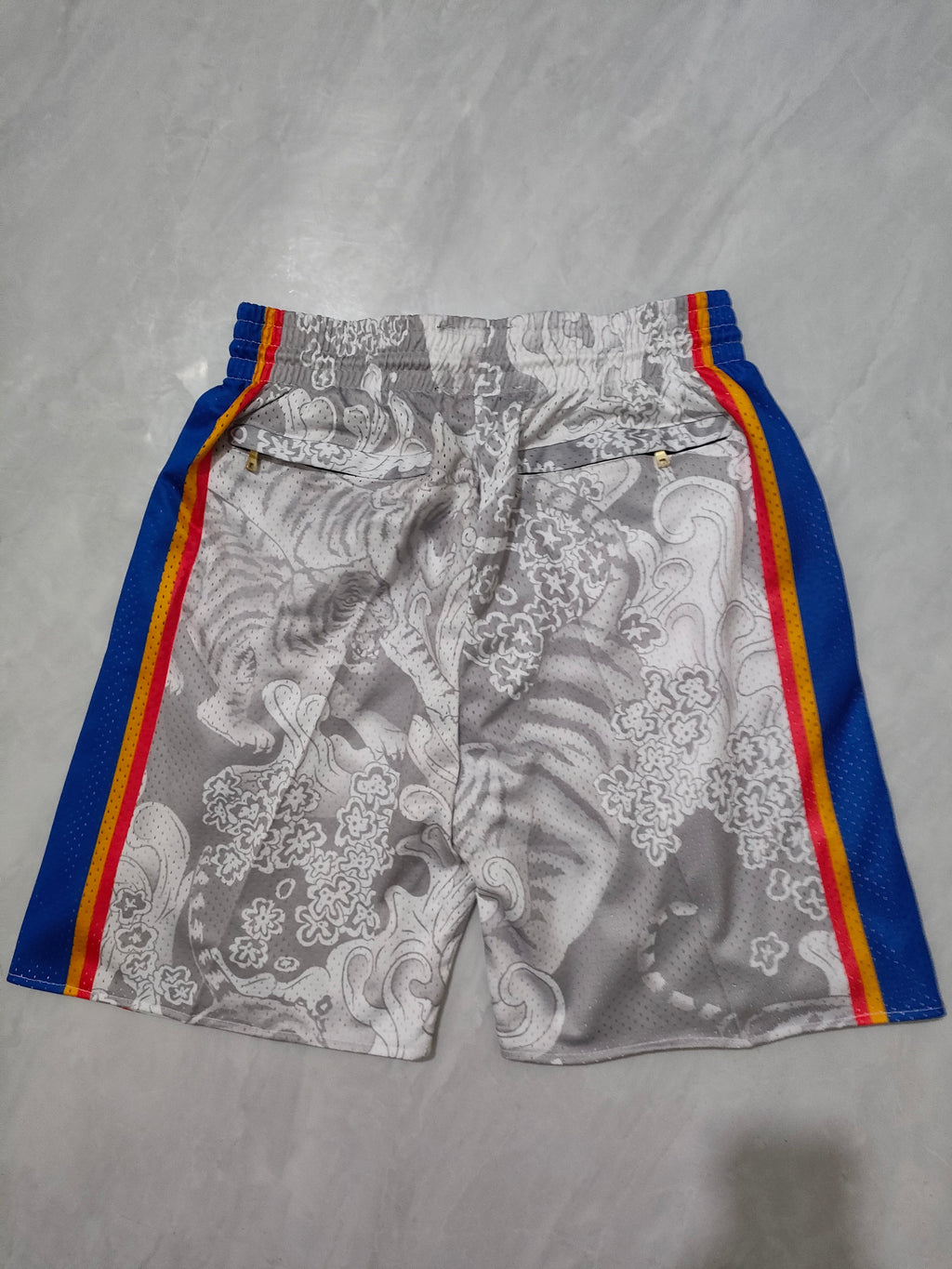Philadelphia 76ers Gray Tiger Year Limited Edition Pocket Shorts