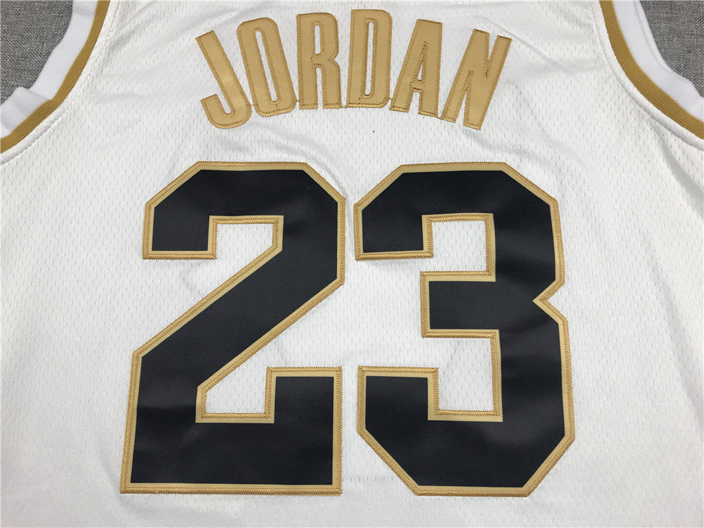 Chicago Bulls Michael Jordan #23 "Platinum" City Edition Swingman Jersey �C Embroidered