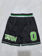 Boston Celtics Black Retro Pocket Shorts