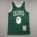 Boston Celtics BAPE #93 Throwback ！ Embroidered Jersey