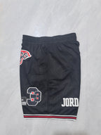 Chicago Bulls black waist pocket shorts