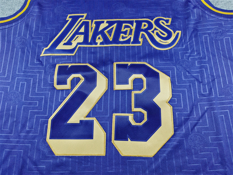 LeBron James #23 Los Angeles Lakers City Edition Swingman Jersey ― Embroidered