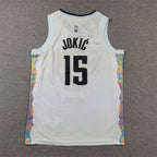Youth Nikola Joki? Denver Nuggets #15 City Edition Embroidered  Jersey