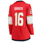 Women's Florida Panthers Aleksander Barkov Fanatics Red 2025 Stanley Cup Final Home Breakaway Player Jersey