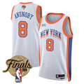 OG Anunoby #8 New York Knicks 2026 Finals Swingman 23-24 City Jersey - All Stitched