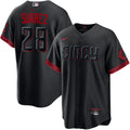 Eugenio Suárez Cincinnati Reds City Connect Jersey - Black