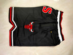 Chicago Bulls Black Collaboration Retro Pocket Shorts