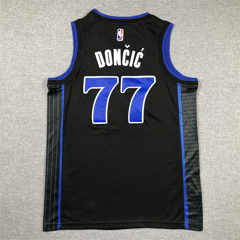 Youth Luka Don?i? Dallas Mavericks #77 City Edition Embroidered  Jersey