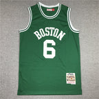 Boston Celtics #6 Throwback ！ Embroidered Jersey