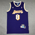Kobe Bryant #8 Los Angeles Lakers Throwback Embroidered Jersey