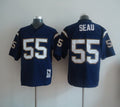 Los Angeles Chargers  Blue Vintage #55  SEAU Jersey