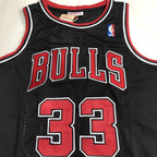 Chicago Bulls  Scottie Pippen Thorwback Black Jersey