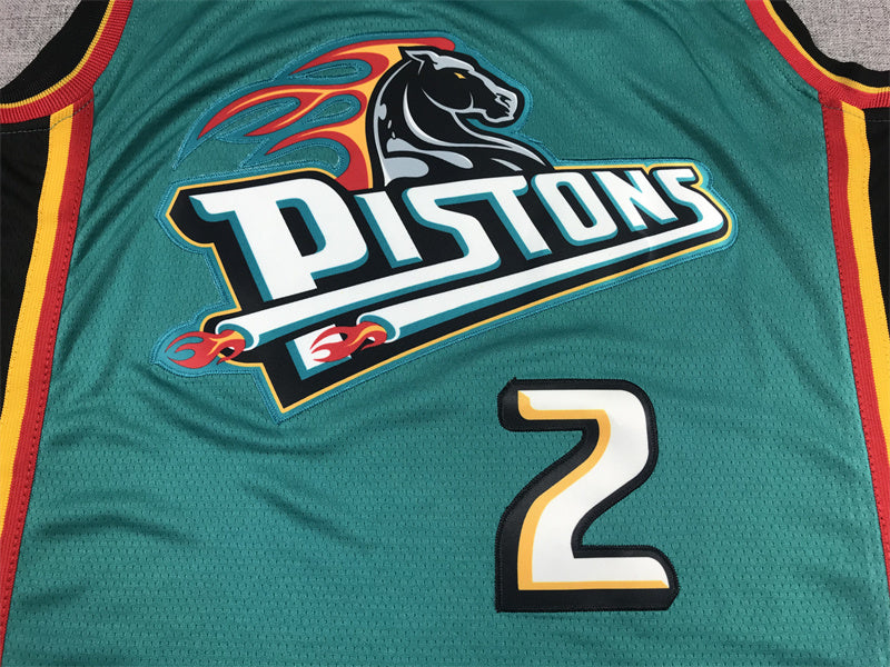 Detroit Pistons Cade Cunningham #2 City Edition Swingman Jersey ！ Embroidered