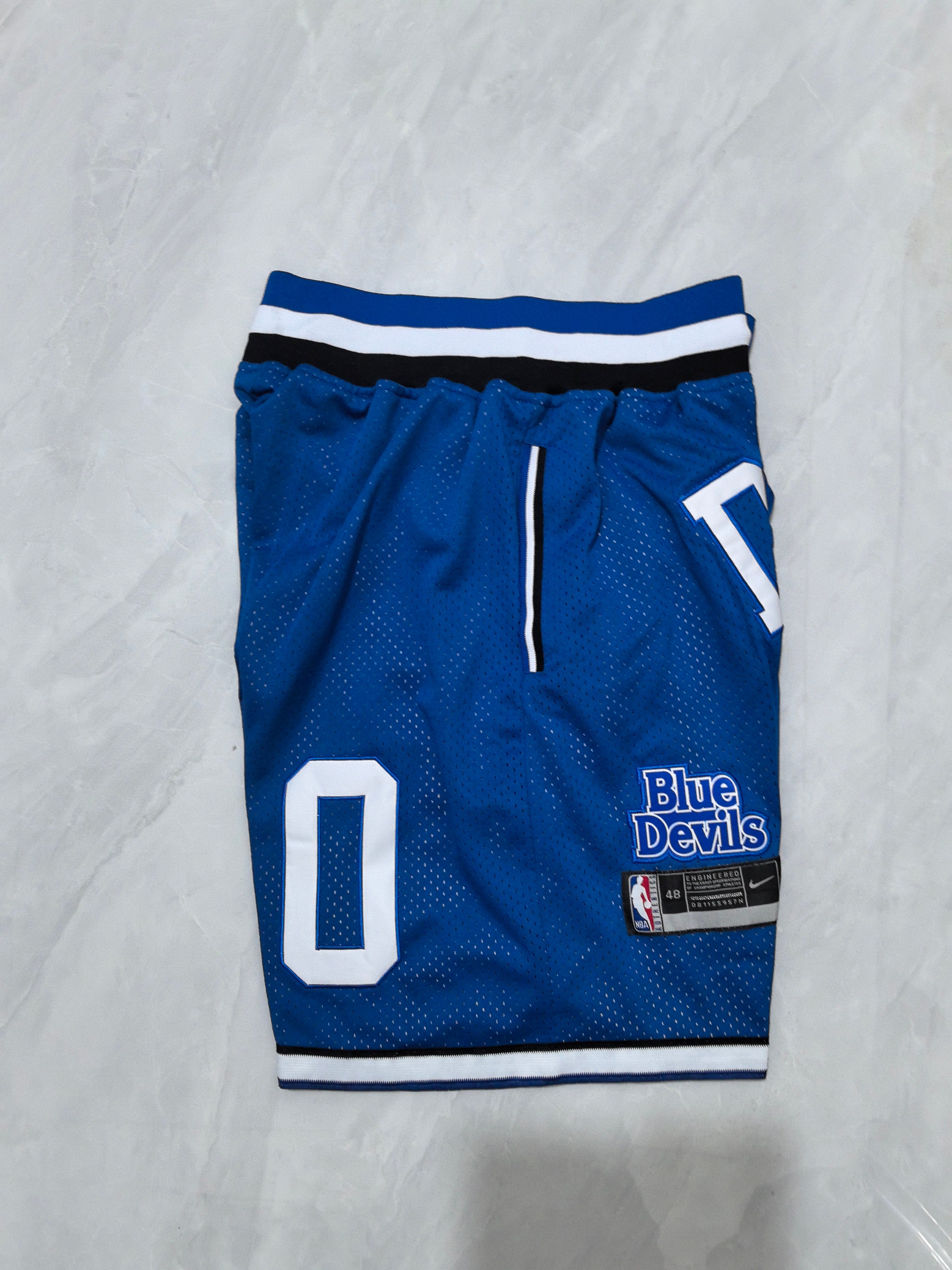 NCAA Duke Blue Devils Blue Retro Pocket Shorts