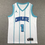 Youth LaMelo Ball Charlotte Hornets #1 Embroidered Jersey