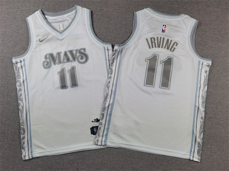 Youth Kyrie Irving Dallas Mavericks #11 City Edition Embroidered  Jersey