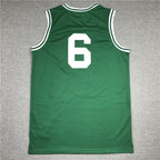 Boston Celtics #6 Throwback ！ Embroidered Jersey