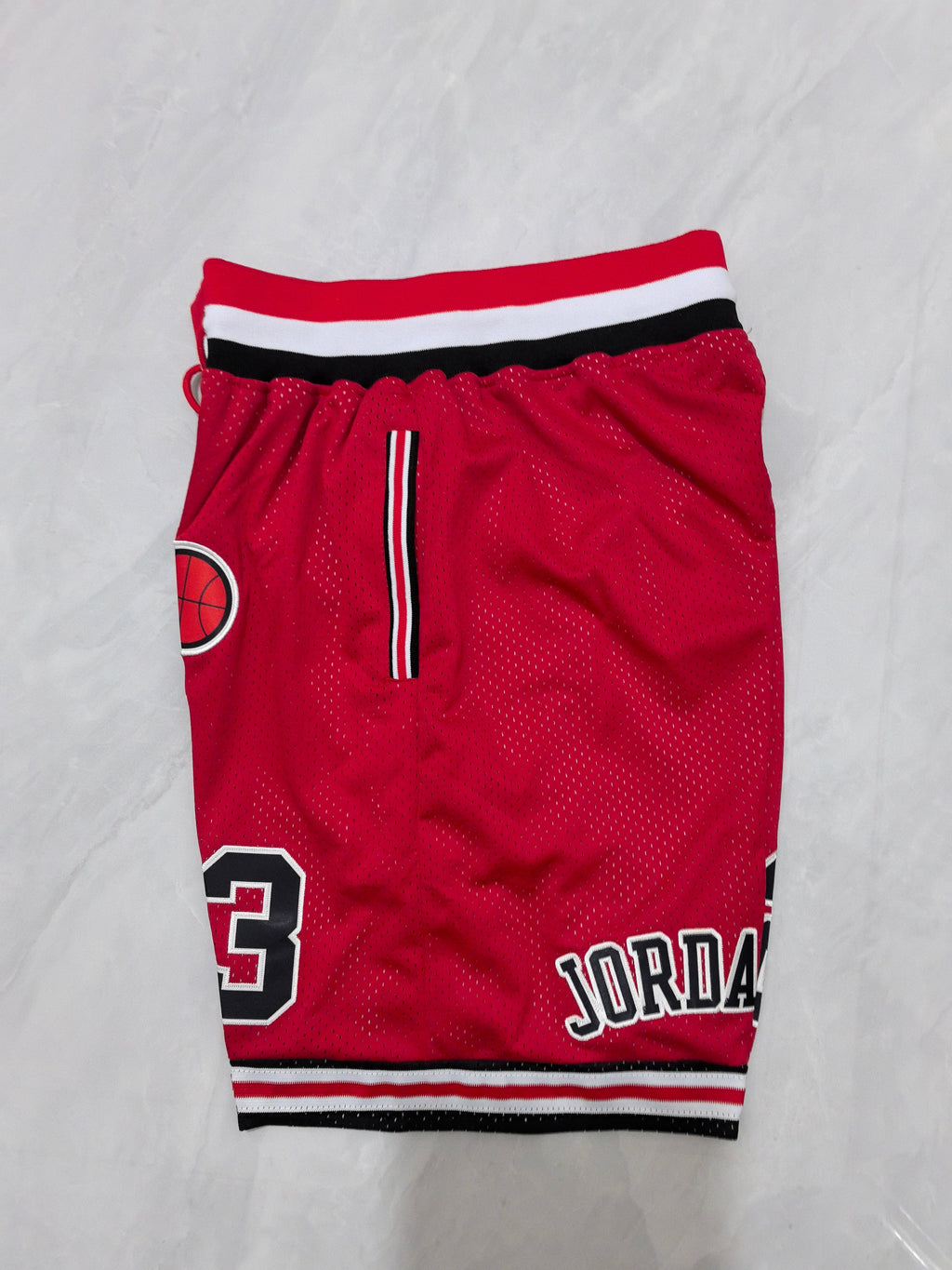 Chicago Bulls Red Retro Pocket Shorts #23