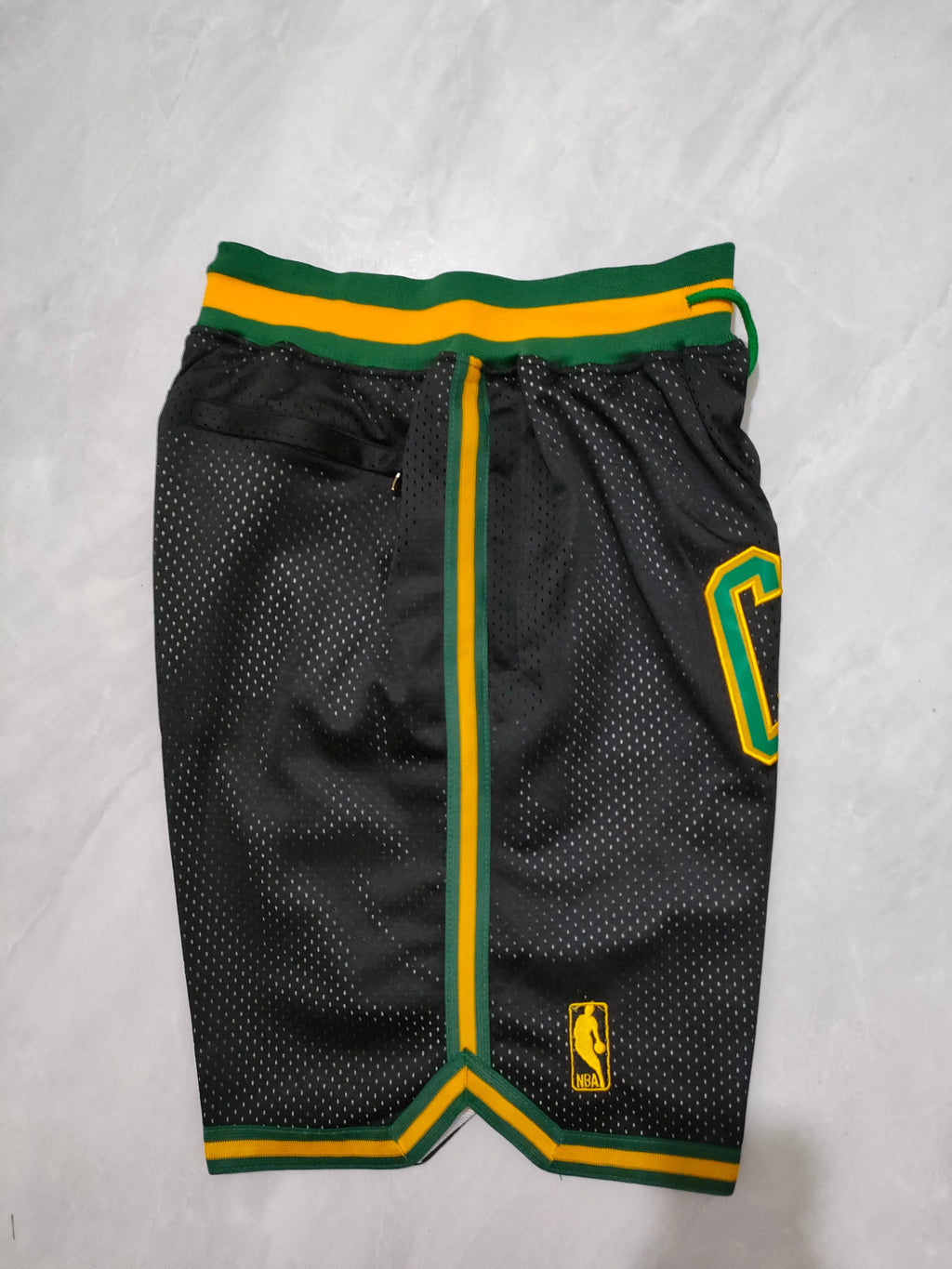 Boston Celtics Black & Gold Edition Pocket Shorts