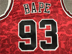 Chicago Bulls BAPE #93 1996-97 Throwback ― Embroidered