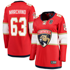 Women's Florida Panthers Brad Marchand Fanatics Red 2025 Stanley Cup Final Home Breakaway Player Jersey
