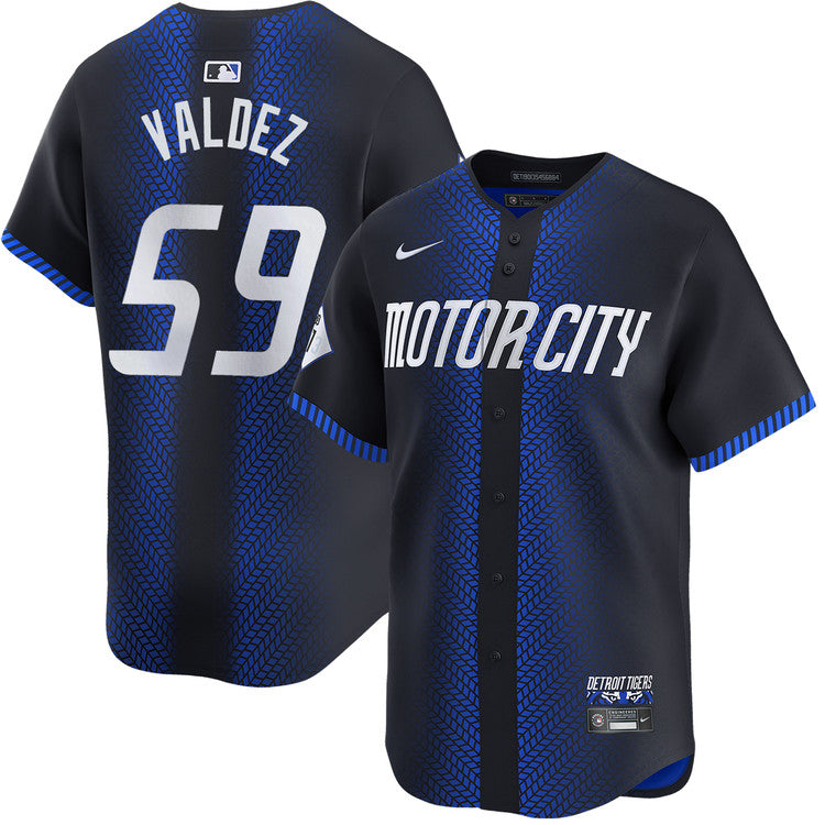 Framber Valdez Detroit Tigers City Connect Jersey - Black