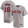 Jarren Duran Boston Red Sox Road Limited Jersey –  Gray