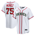Andrés Muñoz Mexico Baseball 2026 World Baseball Classic Home Stadium Jersey - White