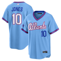 Chipper Jones Atlanta Braves 2026 City Connect Stadium Jersey - Powder Blue