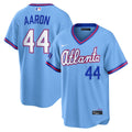 Hank Aaron Atlanta Braves 2026 City Connect Stadium Jersey - Powder Blue