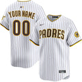 Custom San Diego Padres Home Jersey - White