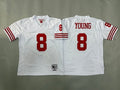 Youth Steve Young#8 San Francisco 49ers Vintage Throwback Jersey